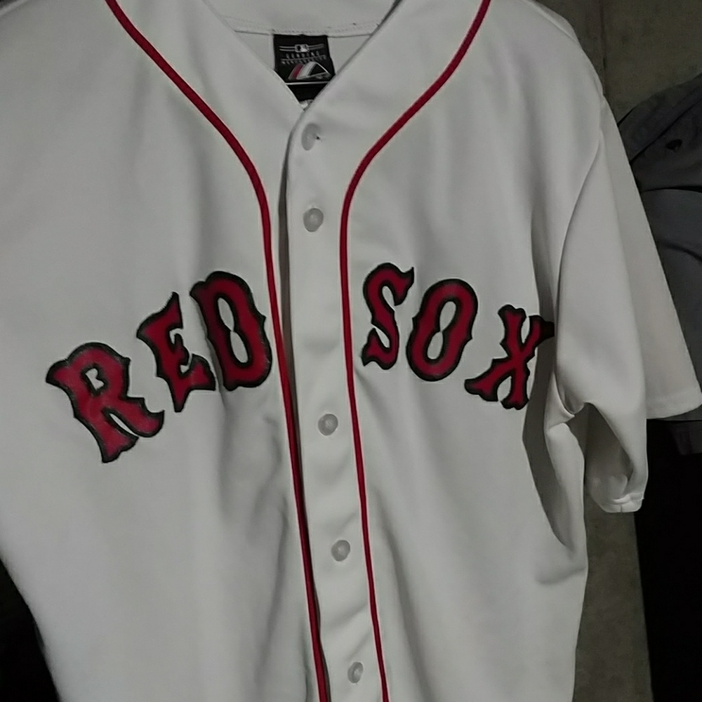 Men's authentic Dustin Pedroia jersey